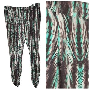 Parker 100% silk ruched pants